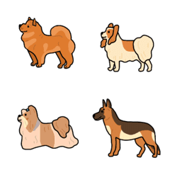 Emoji of the dog species