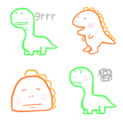 Simple dinosaur emoji