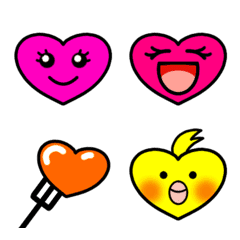 Vivid color heart Emoji1