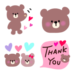 lovely&cute bear Emoji