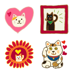 Emoji of cats with many hearts 2