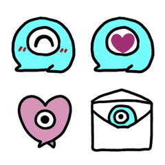 Blue Eyes Men-Chan Emoji