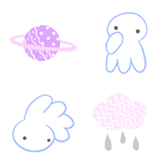 우주 해파리3 space jellyfish emoji3