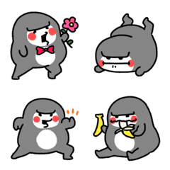 Funny & long legs gorilla emoji