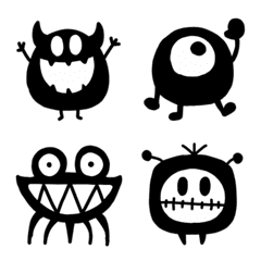 Shadow monster emoji
