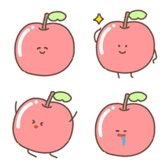 Cute apple emoji 3