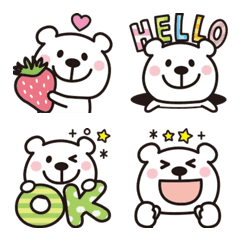 Adult cute Mr.bear emoji 2