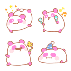 Round and fluffy panda emoji