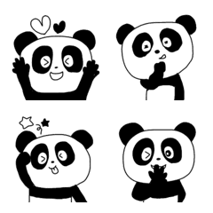 strange Face panda