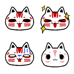 Japanese cat mask ,Tamakichi(Emoji)