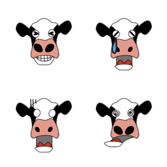 Cow emotion Emojis