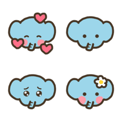Cute Elephant Emoji