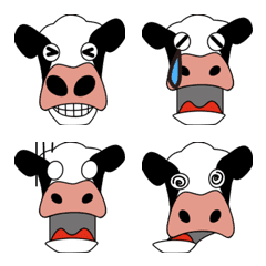 Emoção de vaca emoji