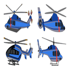 直升機表情符號 6