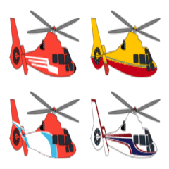 直升機表情符號 3