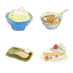 Watercolor dining room Emoji