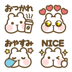 Sticky hamster bear emoji