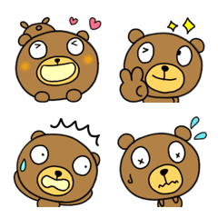 yuko's bear ( greeting )Emoji
