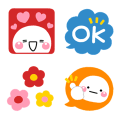Gentle color shiromaru emoji