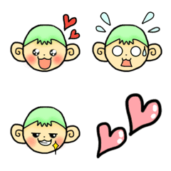 An expressive monkey emoji.