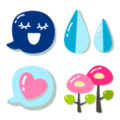 Símbolo de cor energética fofa Emoji