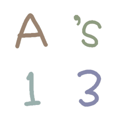 Sea color ABC&123 emoji
