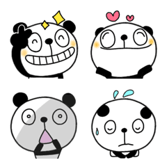 yuko's panda ( greeting ) Emoji 2