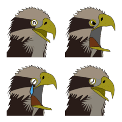 Eagle emotion Emoji.