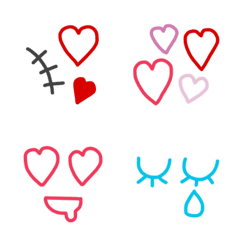 Colorful simple emojis 2