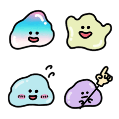 Colorful slime emoji