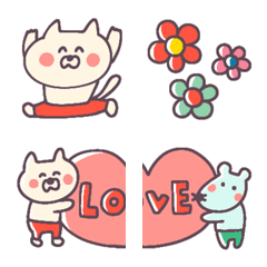 My favorite a laid-back cat emojis.