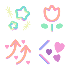 rainbow pen emoji