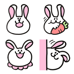 handy funnyrabbit by ano (white)