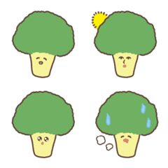 Cute broccoli emoji 3