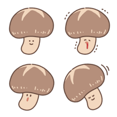 Cute shiitake emoji 3