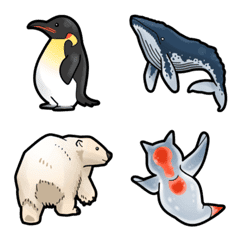 [North &  South Pole] Emoji unit set
