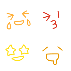 Colorful simple emojis 6
