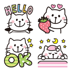 Adult cute Mr.cat emoji 2