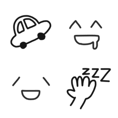 Monotone simple emojis 2