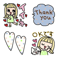 (Various emoji 93 adult cute simple)
