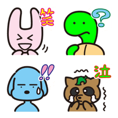 Simple rabbit and friends Emoji