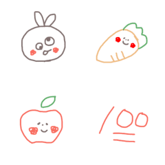 Colorful Rabbit Daily Emoji
