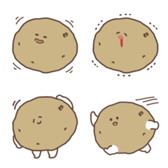 Cute potato emoji 3