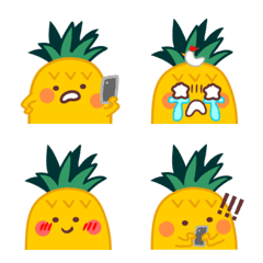 pineapple man emoji