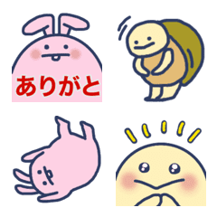 the rabbit and the tortoise Emoji