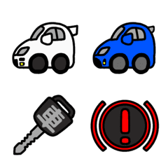まるまるとした車の絵文字2