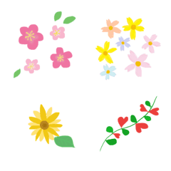 Colorful floral emoji7