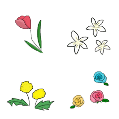 Colorful floral emoji8