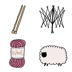 Emoji for knitter