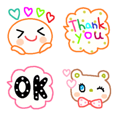 (Various emoji 101adult cute simple)